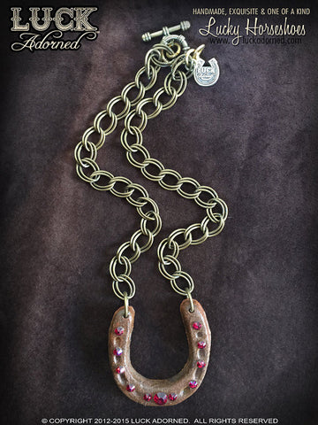 Luck Adorned Lucky Horseshoe Necklace
