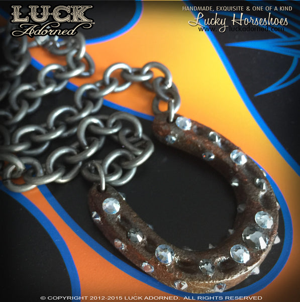 LUCK ADORNED Lucky Horseshoe Necklace 1022 Luck Adorned