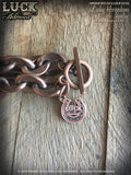 1601 Lucky Horseshoe necklace, horseshoe necklace, good luck, jewelry, lucky jewelry, necklace, copper, big, chunky, bold & badass, jewelry