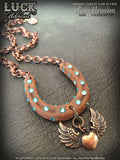 LUCK ADORNED - Lucky Horseshoe Necklace 1008