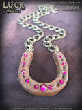 LUCK ADORNED - Lucky Horseshoe Necklace 1009