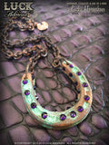 LUCK ADORNED - Lucky Horseshoe Necklace 1016